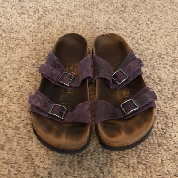 Birkenstock Purple Papillio strappy Sandals size 7 - Picture 1 of 8